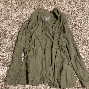 Vanity dark green utility jacket